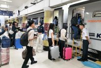 PT KAI Sumut mencatat peningkatan volume penumpang hingga 20 persen. Foto: Humas KAI Divre I Sumut