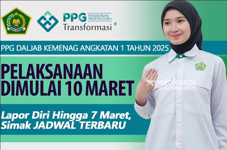 PPG Kemenag 2025 Daljab Angkatan 1