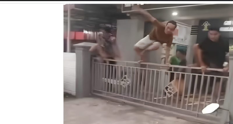 Puluhan narapidana Lapas kelas II B Kutacane, Kabupaten Aceh Tenggara, Provinsi Aceh kabur menjelang berbuka puasa, Senin (10/3/2025).(Instagram:SumutHeadlines)
