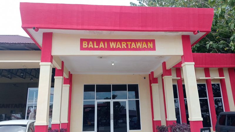 Wartawan kecewa Balai Wartawan peninggalan masa Komjen Pol RZ Panca Putra Simanjuntak dialih fungsikan. Foto. Istimewa