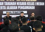 Rutan Kelas I Medan Perkuat Tugas Pokok dan Fungsi Petugas Pengamanan