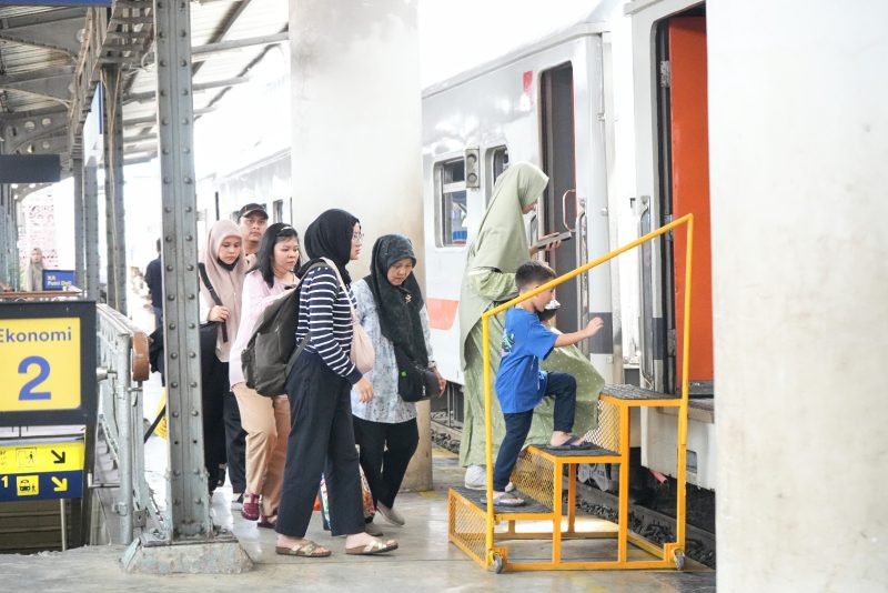 PT KAI Sumut mengangkut 33.069 penumpang selama periode libur panjangan dan Paskah. Foto: Humas KAI Sumut
