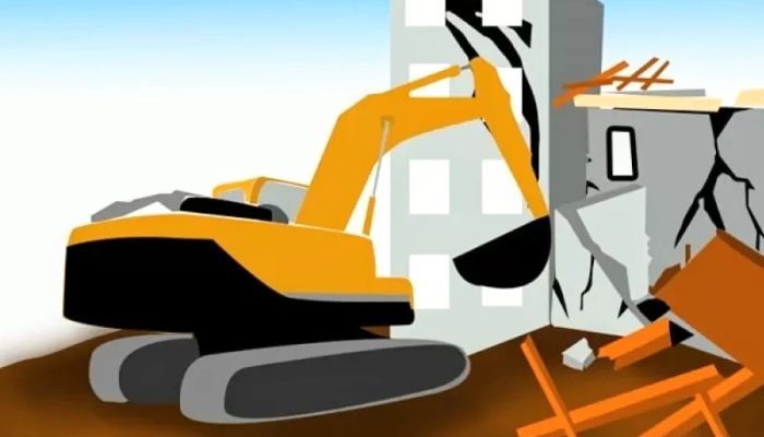 Pemkot Medan Bongkar Dua Bangunan Ilegal di Atas Drainase Jalan Bayam