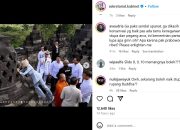 Macron dan Istri Kunjungi Candi Borobudur, Brigitte Diperbolehkan Sentuh Arca dalam Stupa, Netizen Soroti