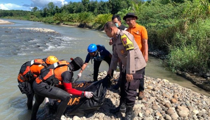 Evakuasi Jasad Pemuda Hanyut di Sungai Batang Toru, Ditemukan Setelah Tiga Hari Pencarian