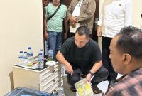 Direktorat Reserse Narkoba Polda Sumut bongkar jaringan peredaran narkoba di Komplek Tasbih I Medan. Foto: Dok. Humas Polda Sumut