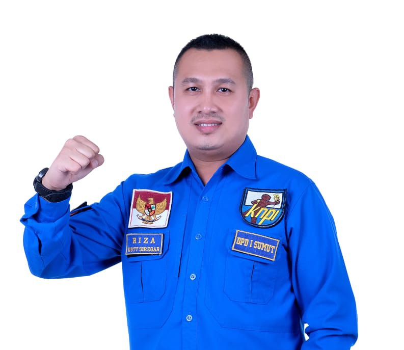 Ketua DPD KNPI Kota Medan Riza Usty Siregar. Foto: Dok.pribadi