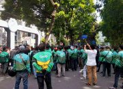 Ratusan Mitra Grab di Medan Protes, Kebijakan Baru Bikin Meradang