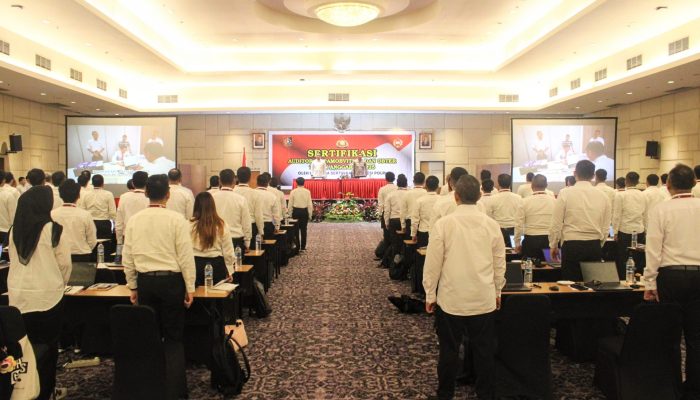 Baharkam Polri Gelar Sertifikasi Kompetensi Auditor Sistem Pengamanan Obvitnas dan Obter 2025