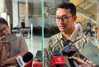 Juru Bicara Komisi Pemberantasan Korupsi Budi Prasetyo saat memberikan keterangan di Gedung Merah Putih KPK, Jakarta, Selasa (20/5/2025). Foto: Antara 
