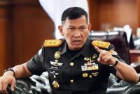 Kapuspen Mabes TNI Mayjen TNI Kristomei Sianturi di Mabes TNI, Jakarta Timur. Foto: Antara/Ho-Puspen Mabes TNI