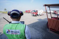 PT Pertamina Patra Niaga Regional Sumbagut memastikan stok Avtur di AFT bandara embarkasi haji Sumbagut aman. Foto: Dok. Patra Niaga Sumbagut