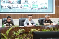 Plt Wakil Jaksa Agung Prof Asep Nana Mulyana, kunker ke Kejati Sumut dalam rangka menuju WBK, Senin (23/6).