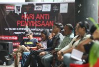 KontraS Sumut merilis catatan hitam kasus penyiksaan di Sumatera Utara (Sumut) dalam setahun. Foto: Dok.Kontras Sumut