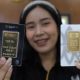 Harga emas di Pegadaian hari ini untuk jenis Galeri 24 dengan ukuran 0,5 gram turun dan dibanderol dengan harga Rp 998.000.