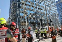 Bursa Efek Tel Aviv (TASE) mengalami kerusakan akibat perang Iran dan Israel. Foto: AFP
