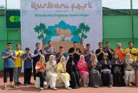 PT Pegadaian Kanwil 1 Medan melakukan penyembelihan hewan qurban dalam rangka merayakan hari raya Idul Adha 1446 H.