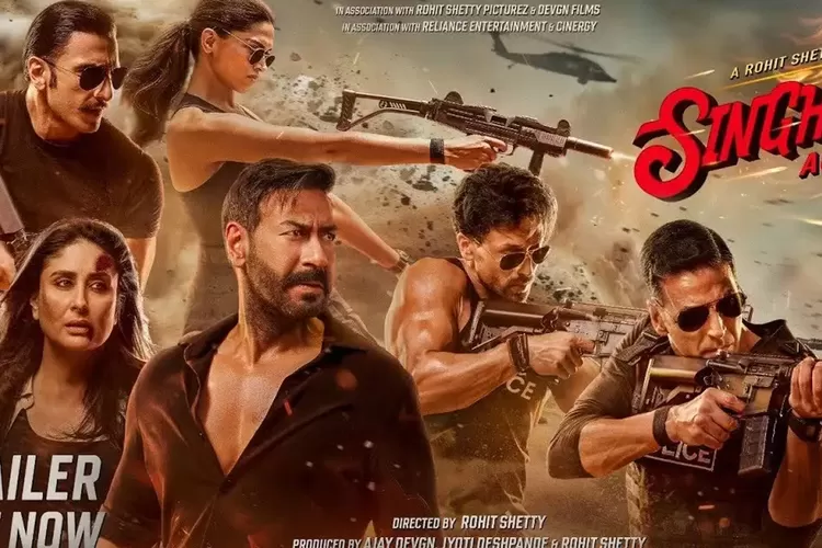 Sinopsis film Singham sebuah film Ajay Devgan akan tayang di Mega Bollywood hari ini Sabtu 14 Juni 2025 pukul 09:00 WIB di ANTV.