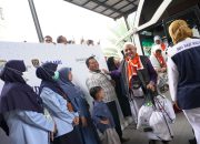 360 Jemaah Haji Kloter 6 Debarkasi Medan Tiba di Tanah Air dalam Keadaan Selamat