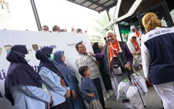 kedatangan jemaah haji Medan 2025