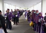 Ancaman Bom Paksa Pesawat Haji Mendarat di Kualanamu, PPIH Debarkasi Medan Dampingi 442 Jemaah JKS 12 Kembali ke Jakarta