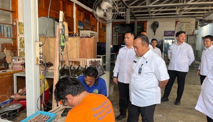 Rutan Kelas I Medan Terima Kunjungan Kerja Inspektur Wilayah Kemenimipas
