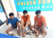 Polsek Sunggal Tangkap Begal Lintas Kabupaten, Anggota Geng Motor “Senja Family” Ditembak