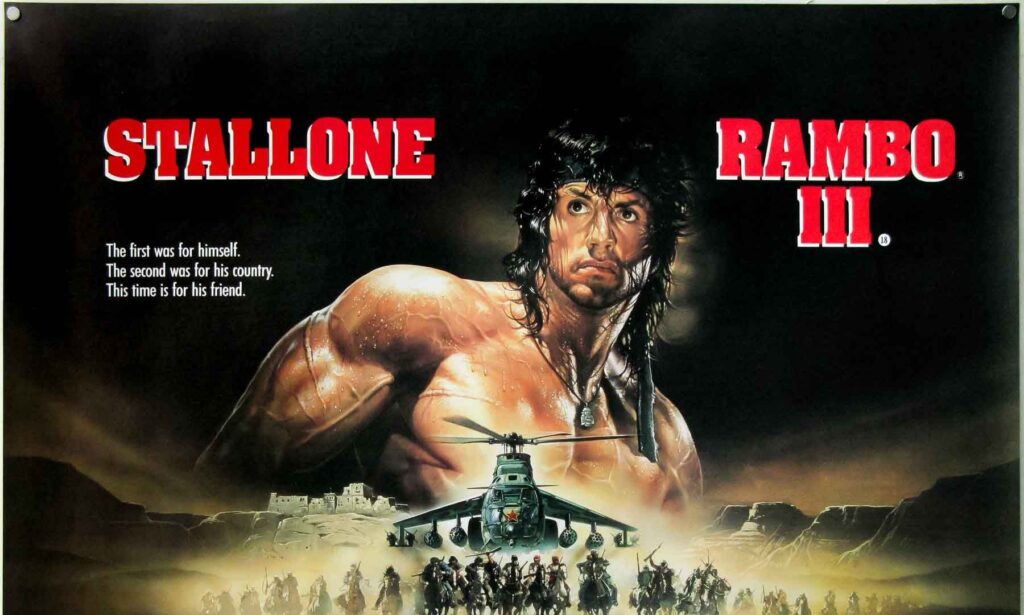 Sinopsis Film Rambo III sebuah film yang diperankan oleh Sylvester Stallone tayang di Bioskop Trans TV Hari ini 25 Juni 2025 Pukul 21.00 WIB.