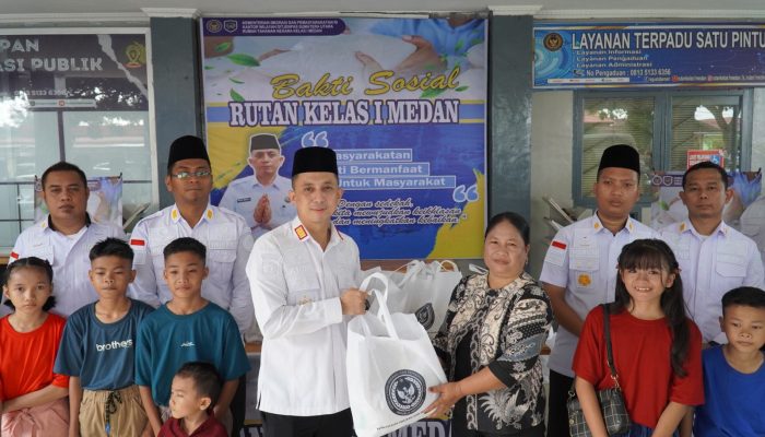 Rutan Kelas I Medan Gelar Bakti Sosial, Implementasi 13 Program Akselerasi