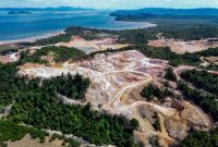 Kementerian Kelautan dan Perikanan (KKP) menemukan kerusakan masif diduga akibat tambang ilegal saat inspeksi mendadak di Pulau Citlim, Kabupaten Karimun, Kepulauan Riau. ANTARA/HO-Humas KKP