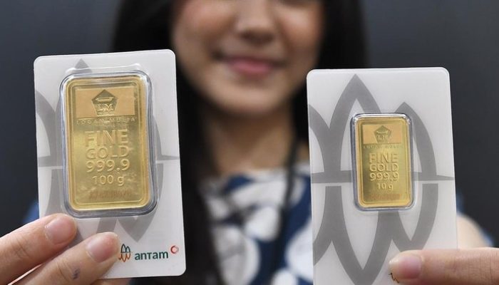 Harga Emas Antam Ambruk Rp17 Ribu Dibanderol Rp1.907.000 Per Gram