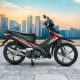 Honda Supra X 125 2025 hadir dalam warna golden matte black, energetic red, dan quantum black. 