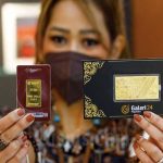 Harga emas di Pegadaian hari ini untuk jenis Antam dengan ukuran 0,5 gram stagnan dan dibanderol dengan harga Rp 1.034.000.