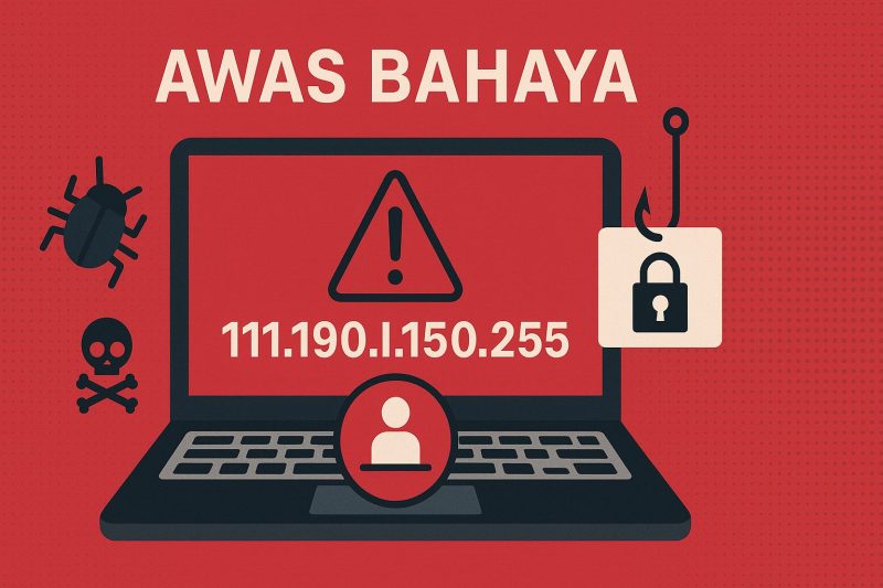 Bahaya link 111.190.l.150.255 bagi pengguna internet