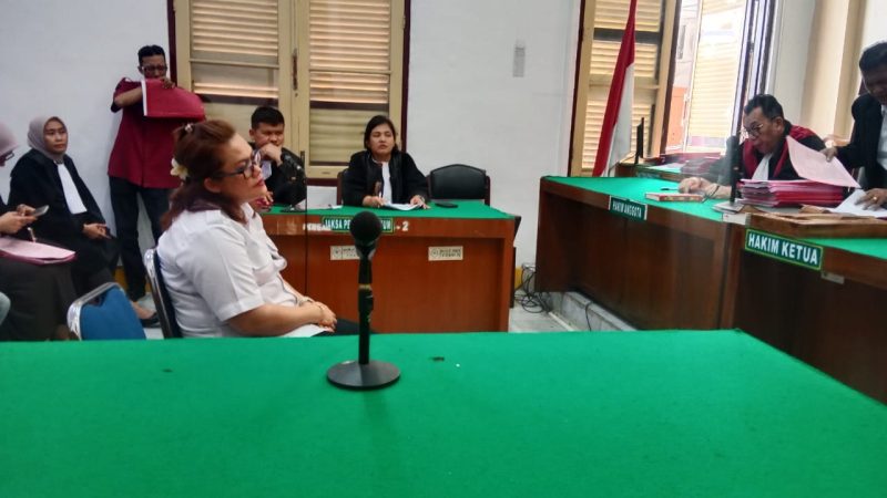 Dokter Rutan Tanjunggusta, Dwi Upayana Bastanta Barus saat menjalani sidang putusan di PN Medan, Rabu (9/7/2025).