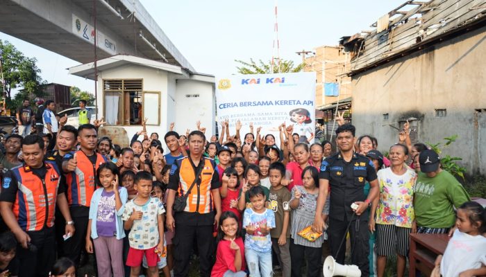 KAI Sumut Sosialisasi Bahaya Pelemparan Kereta di Medan: Bukan Mainan, Ini Soal Nyawa!