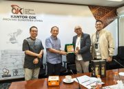 PT Pegadaian Medan Audensi ke OJK Sumut, Maksum: Pegadaian dan OJK Dukung Perkembangan Ekonomi dan Keuangan