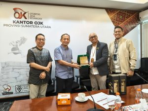 PT Pegadaian Medan Audensi ke OJK Sumut, Maksum: Pegadaian dan OJK Dukung Perkembangan Ekonomi dan Keuangan