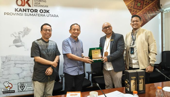 PT Pegadaian Medan Audensi ke OJK Sumut, Maksum: Pegadaian dan OJK Dukung Perkembangan Ekonomi dan Keuangan