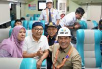 Anggota Komisi VII DPR RI Bambang Haryo Soekartono meninjau pelayanan KAI Sumut. Foto: Humas PT KAI Sumut