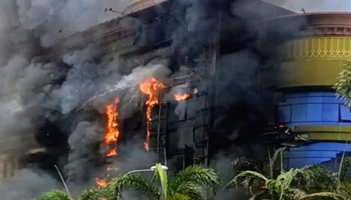 Gedung Hotel Asrama Haji Medan Terbakar, Diduga Berasal dari Korsleting Listrik