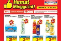 Promo dan Diskon Indomaret Weekday Spesial Paling Murah Bulan Juli 2025: Sunlight Hemat 20% atau Tissue Indomaret Beli 2 Lebih Hemat bagi pelanggan silakan berburu belanja di Indomaret.
