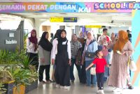 Diskon tiket KA Sribilah Utama 30% diserbu warga, 91% kursi telah terisi sepanjang Juni 2025. Foto: Dok.Humas KAI Sumut