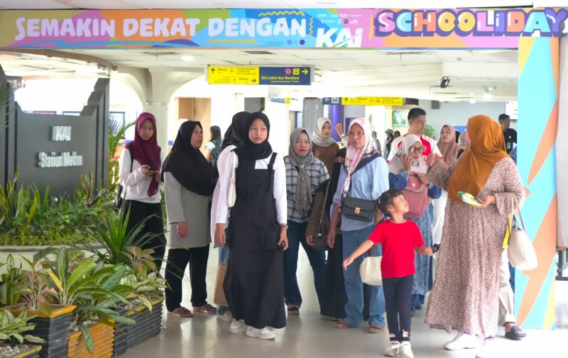 Diskon tiket KA Sribilah Utama 30% diserbu warga, 91% kursi telah terisi sepanjang Juni 2025. Foto: Dok.Humas KAI Sumut