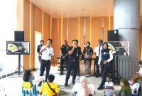 PT KAI Sumut hadirkan hadirkan kelas kereta api mini untuk mengenalkan profesi perkeretaapian kepada anak-anak. Foto: Dok.Humas KAI Sumut