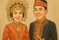 Pernikahan dengan pakaian adat Aceh
