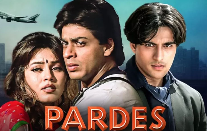Sinopsis Film Pardes sebuah film Shah Rukh Khan di Mega Bollywood Hari ini 8 Juli 2025 di ANTV tayang pada pukul 09:00 WIB.