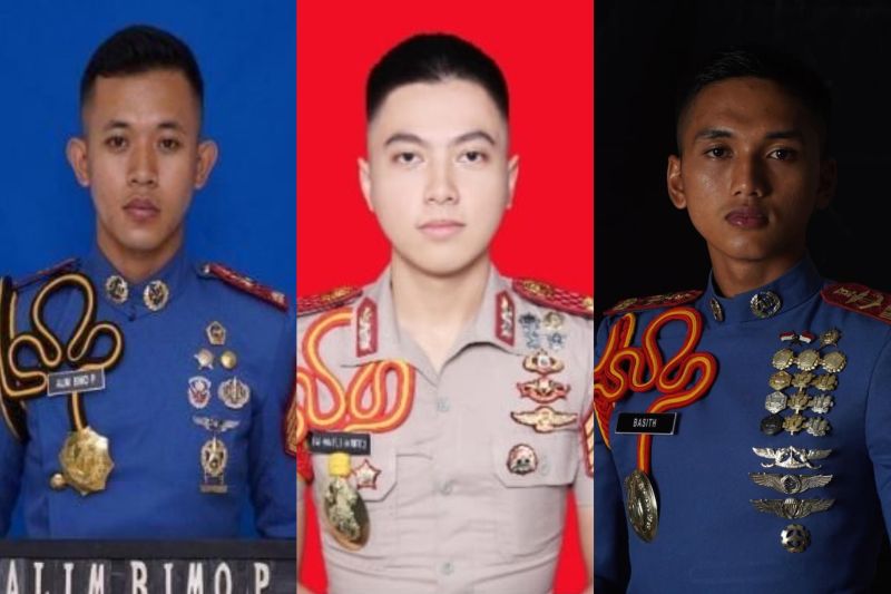 Tiga anak anggota Polri yang menjadi penerima penghargaan Adhi Makayasa dalam kelulusan tahun 2025 pada Akademi Kepolisian (Akmil), Akademi Angkatan Udara (AAU), dan Akademi Kepolisian (Akpol). 