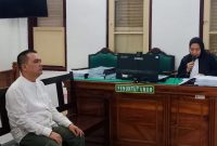 Sidang tuntutan terhadap 5 terdakwa kasus suap PPPK Langkat di PN Medan, Kamis (3/7).