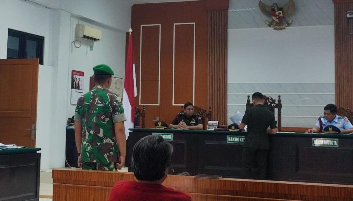 Babinsa Sertu Riza Phalevi Didakwa Aniaya Anak Hingga Tewas, Diseret ke Pengadilan Militer